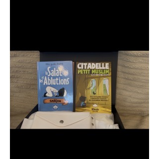 offret Cadeau Garçon Musulman — Ihram + Livres BDouin | MonIhram