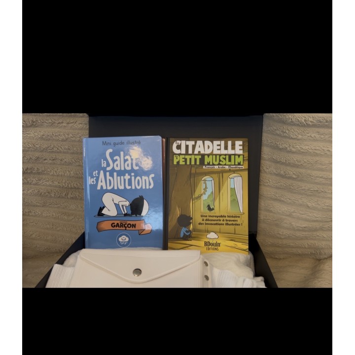 offret Cadeau Garçon Musulman — Ihram + Livres BDouin | MonIhram