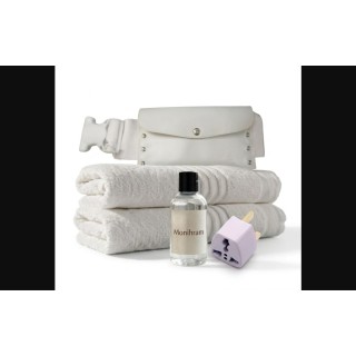 Pack Omra — Ihram 100% Coton + Ceinture + Adaptateur + Savon | MonIhram